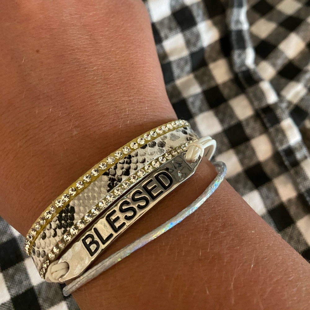Snake skin blessed bracelet